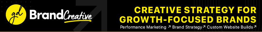 GD Brand Creative advertisement offering branding, design and creative services