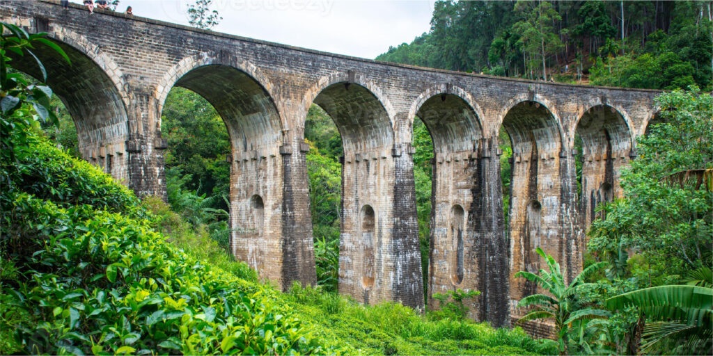 Nine arches